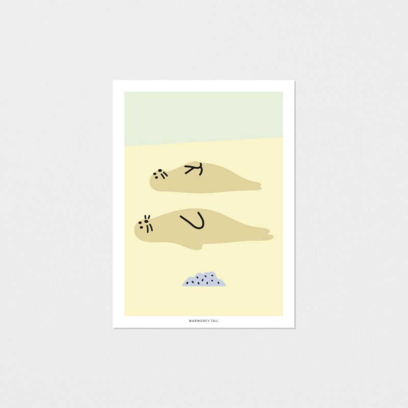 Postkarte - Seal Friends